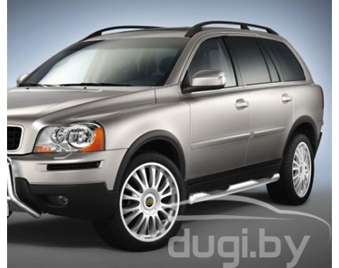 Пороги - трубы "Trump" для Volvo XC90